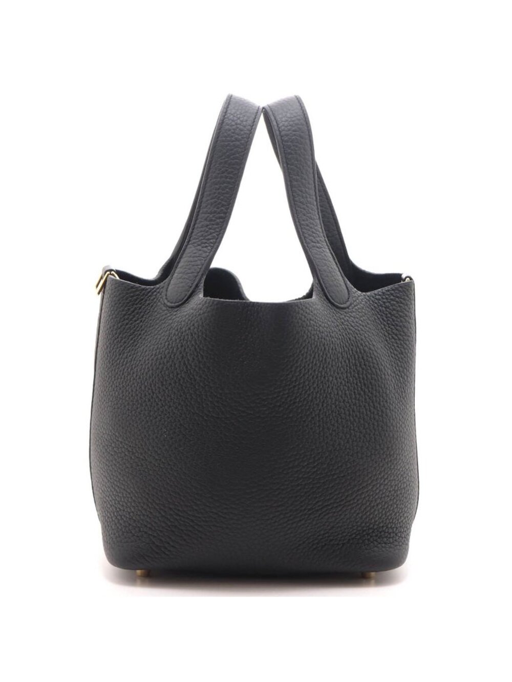 Hermes Picotin Lock PM Black Handbag Taurillon Clemence